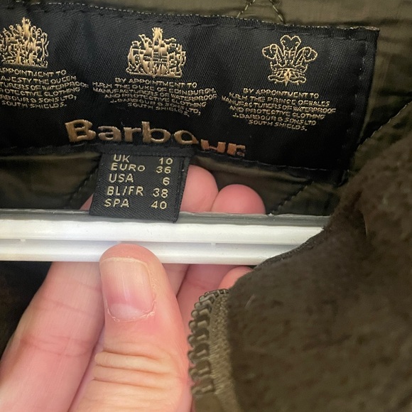 Barbour quilted jacket size 6 *read description* - Picture 2 of 5